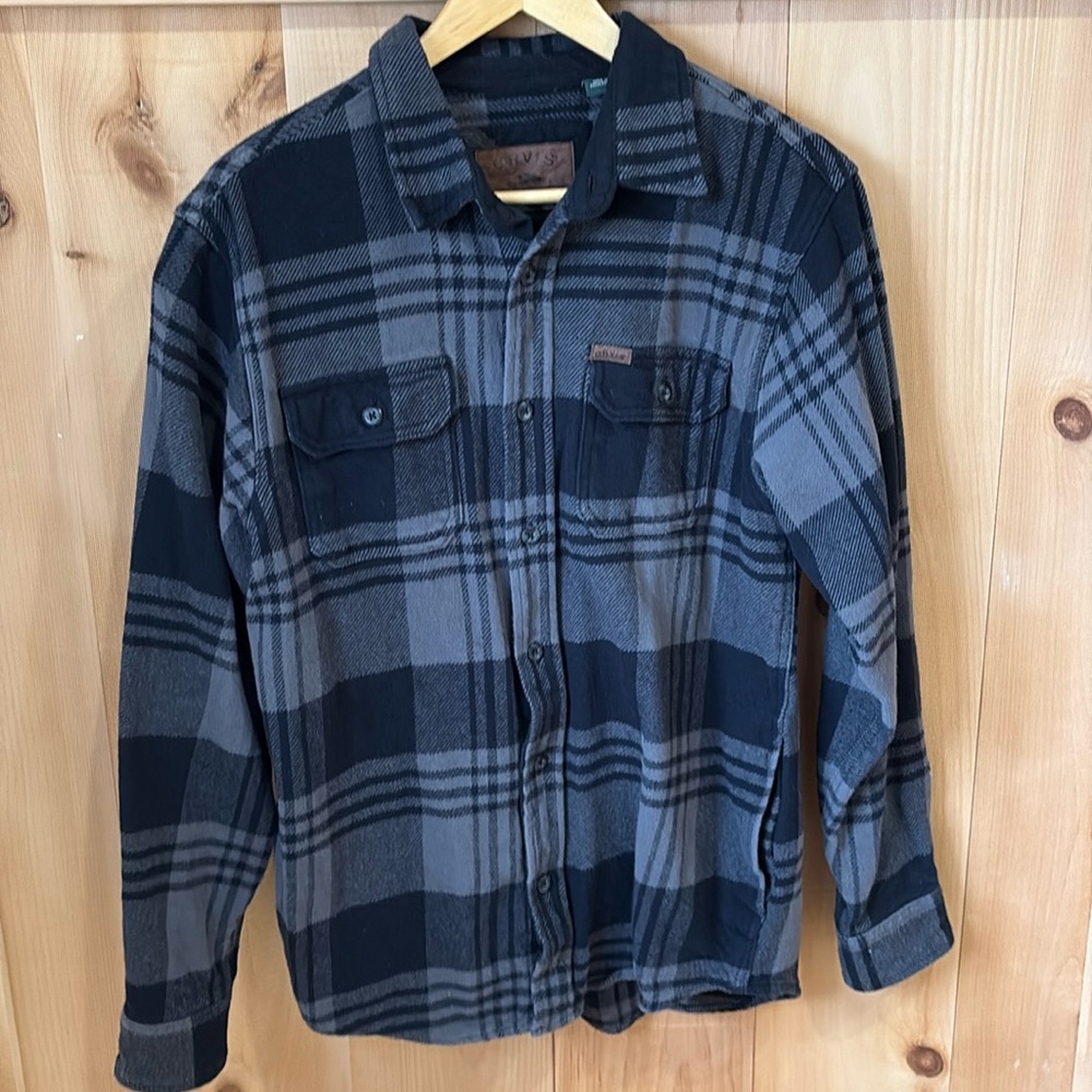 men Orvis overshirt size M